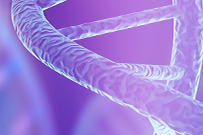 Stock image of DNA strand